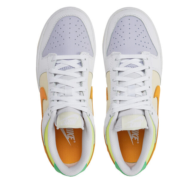 Кроссовки Nike Dunk Low FJ4742 100 White/Sundial/Lemon Twist, цвет — фото 4