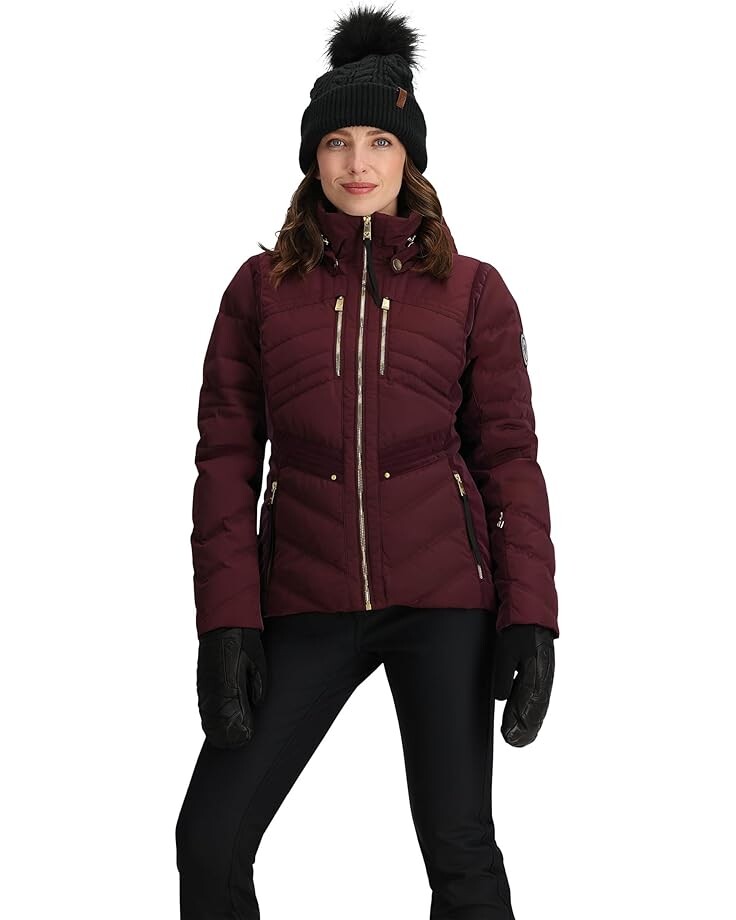 

Куртка Obermeyer Devon Down Jacket, цвет Cabernet