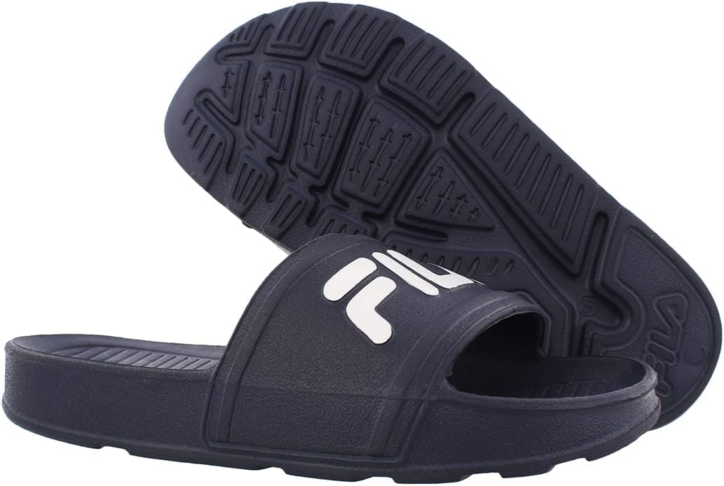 Детские сандалии Fila Sleek Slide StSlide, белый/синий — фото 2