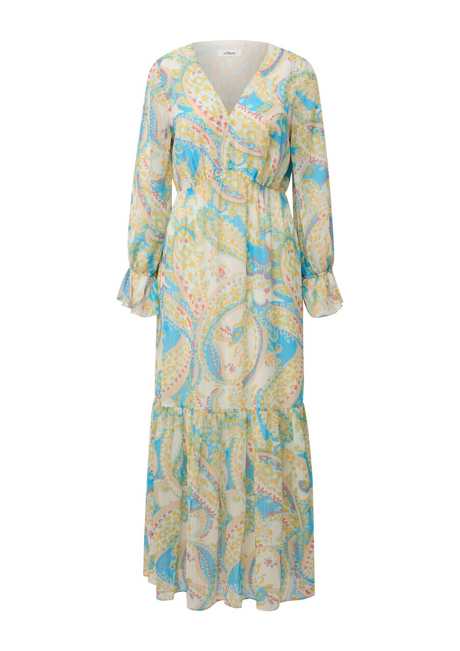 

Платье макси s.Oliver BLACK LABEL Dress, цвет beige/light beige