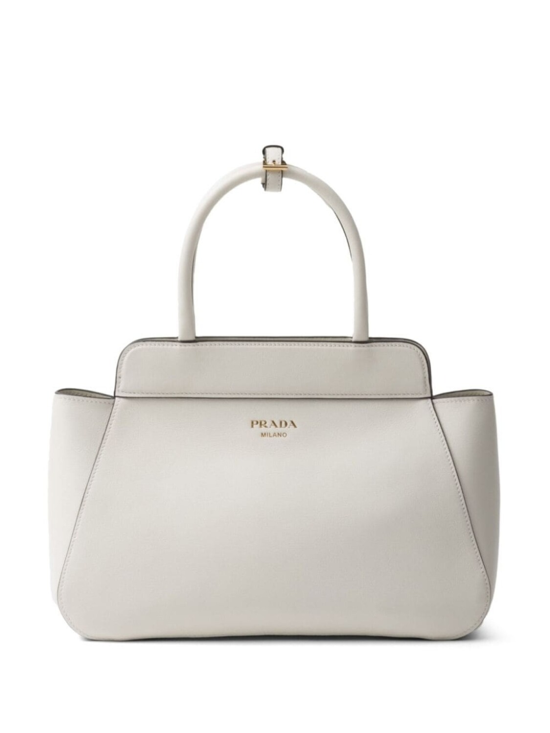 

Кожаная сумка Prada среднего размера, белый