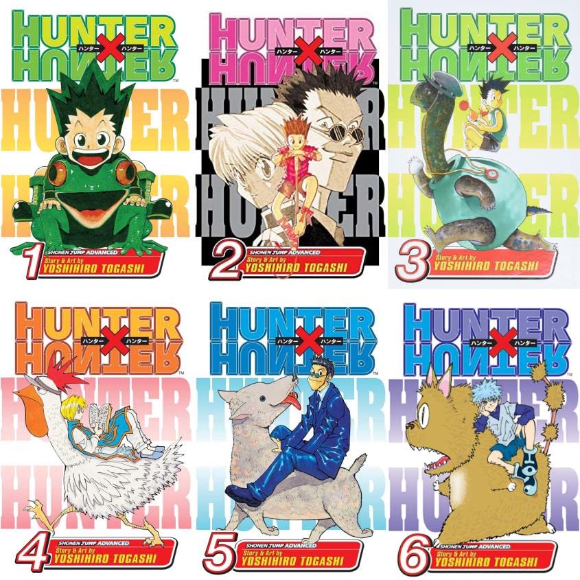 

Hunter x Hunter Manga Set, Vol. 1-6 by Yoshihiro Togashi (Generic)