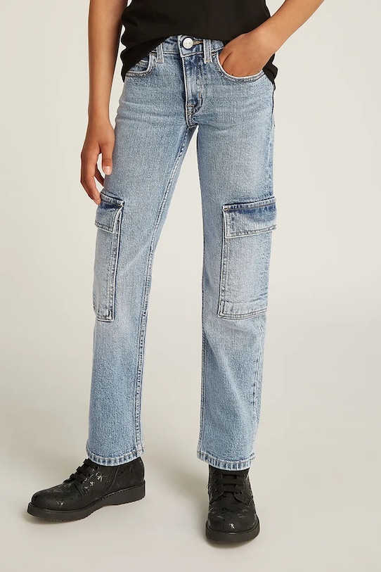 

Детские джинсы MR STRAIGHT Calvin Klein Jeans, синий