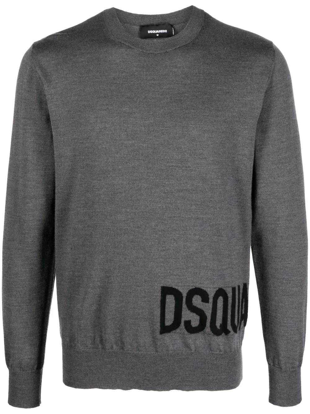 

Свитер с логотипом DSQUARED2, серый