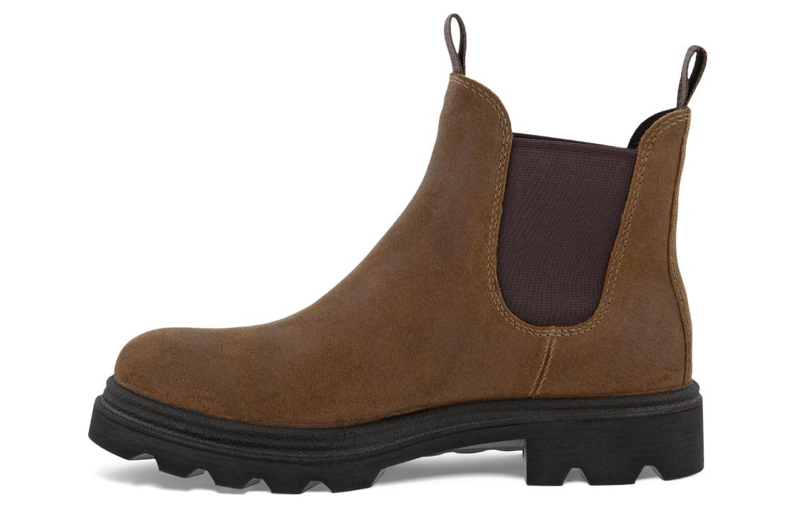 Короткие женские ботинки челси цвета какао Ecco, Cocoa Brown