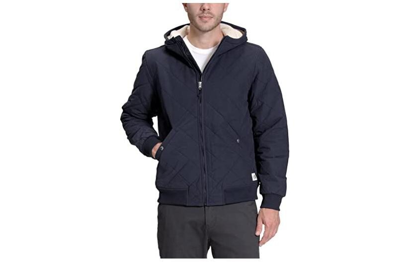 

Стеганая куртка мужская темно-синяя The North Face, синий