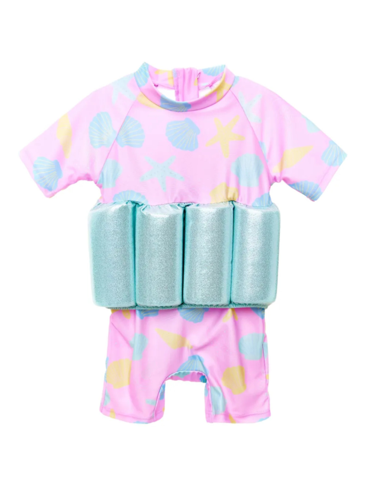 

SOLISWIM KIDS поплавок с принтом ракушки, розовый