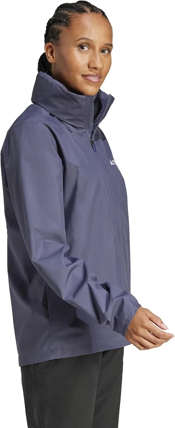 Водонепроницаемая куртка adidas Terrex Multi Essentials 2 Layer, Shadow Navy — фото 4