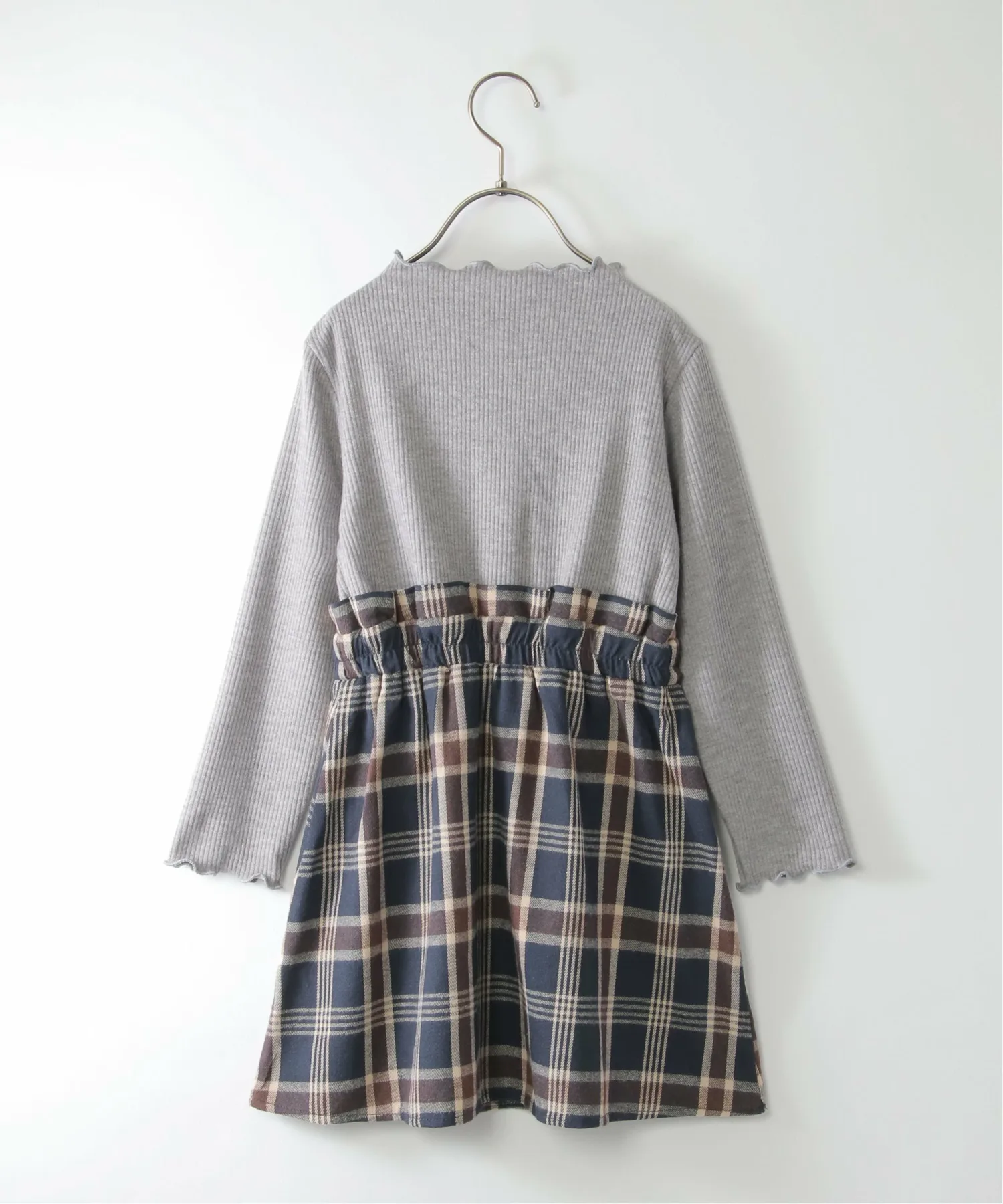Платье для верховой езды в рубчик Mellow Rib (120–160 см) Ikka, Midi Gray — фото 3