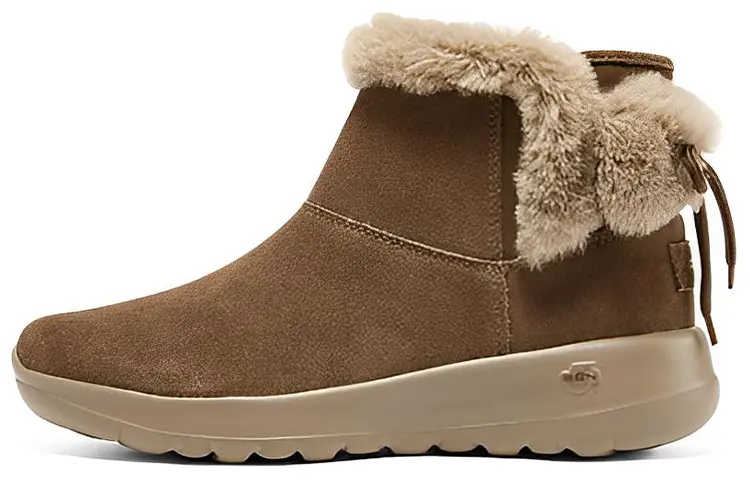 Зимние ботинки Skechers со шнуровкой, коричневый