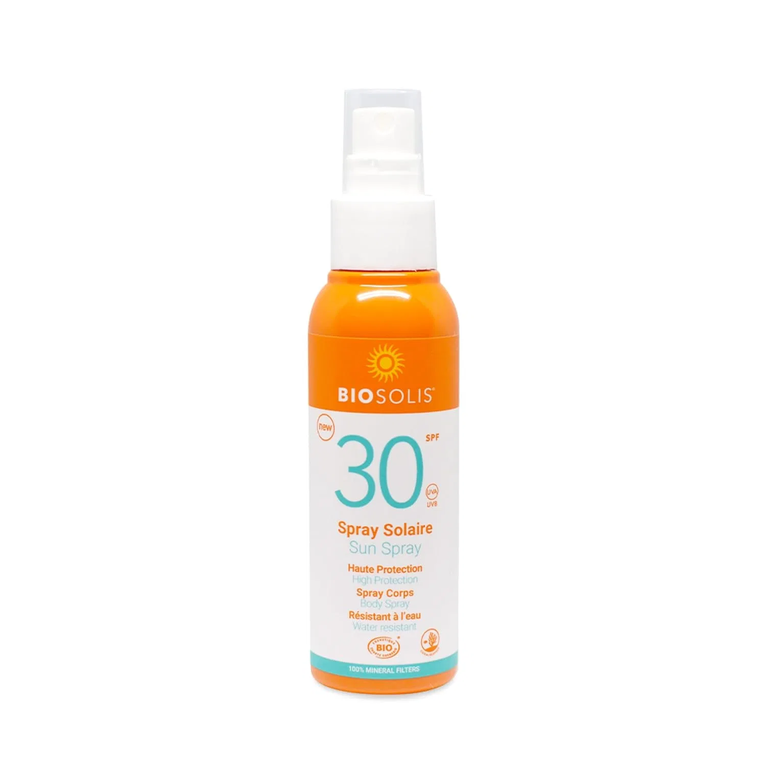 Органический солнцезащитный спрей Biosolis SPF 30, 100 мл Biosolis, White