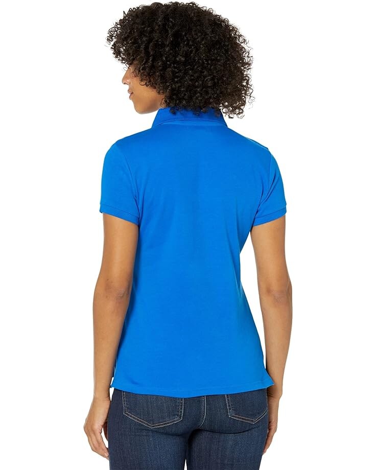 

Поло U.S. POLO ASSN. Solid Small Pony Interlock Polo Shirt, цвет Lapis Blue