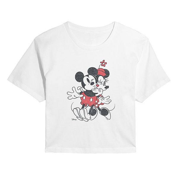 

Футболка Juniors Mickey & Minnie Mouse Heart Vintage Disney, White
