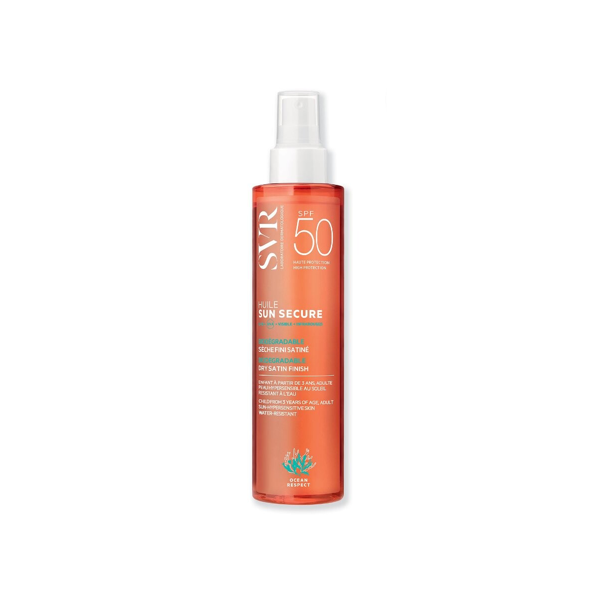 

SVR Sun Secure Huile, биоразлагаемое масло SPF 50, 200 мл Global Pharmacia