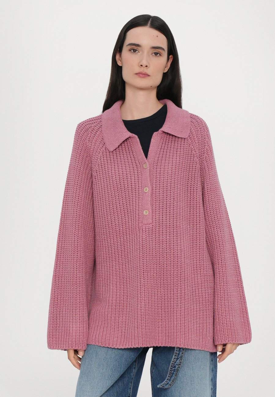 

Поло Faithfull the brand MAGDA SWEATER, Valentine/Pink