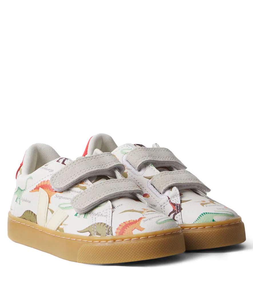 Кроссовки Esplar из кожи с принтом Veja Kids, мультиколор