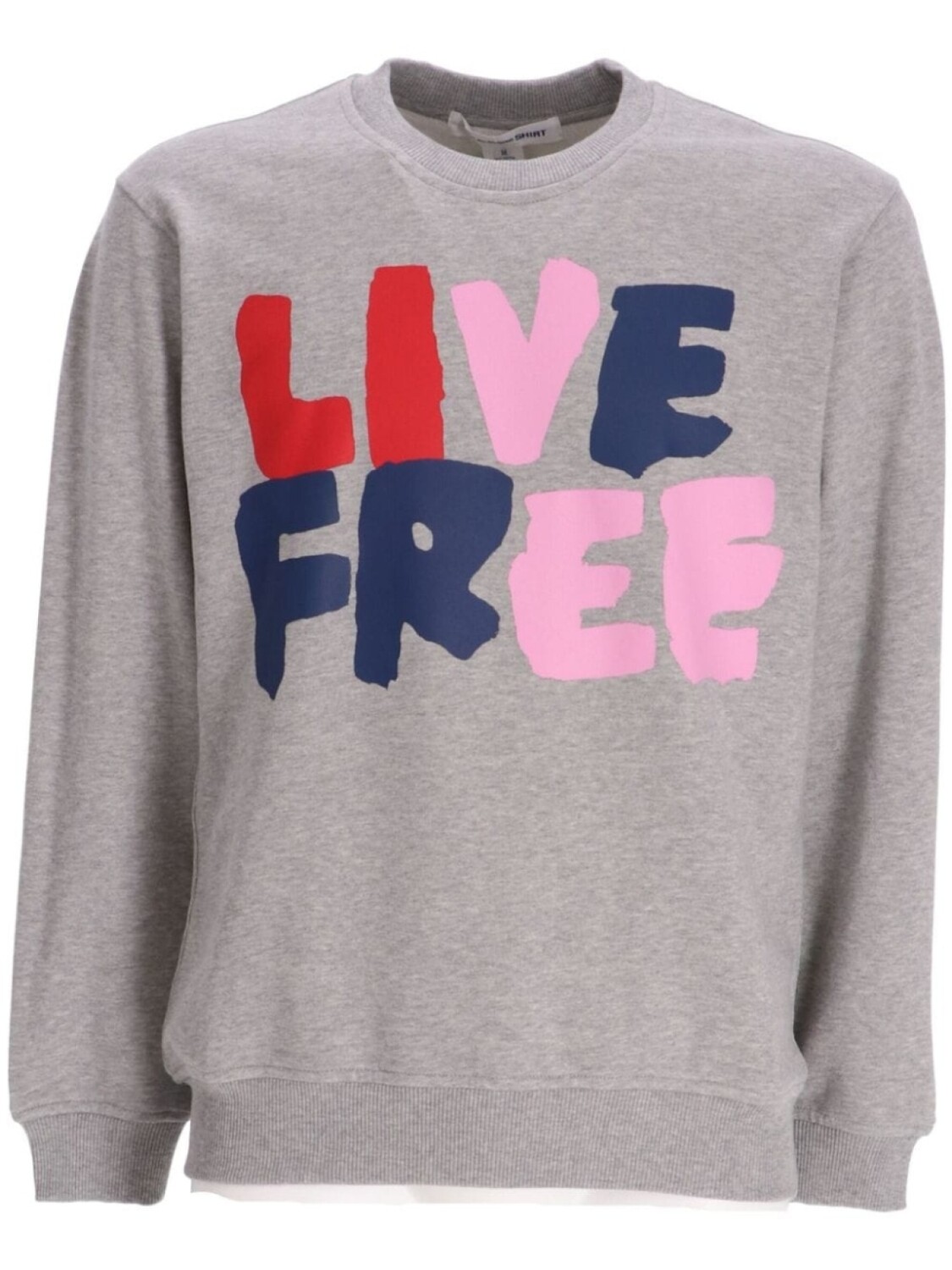 

Толстовка Comme Des Garçons Live Free, серый