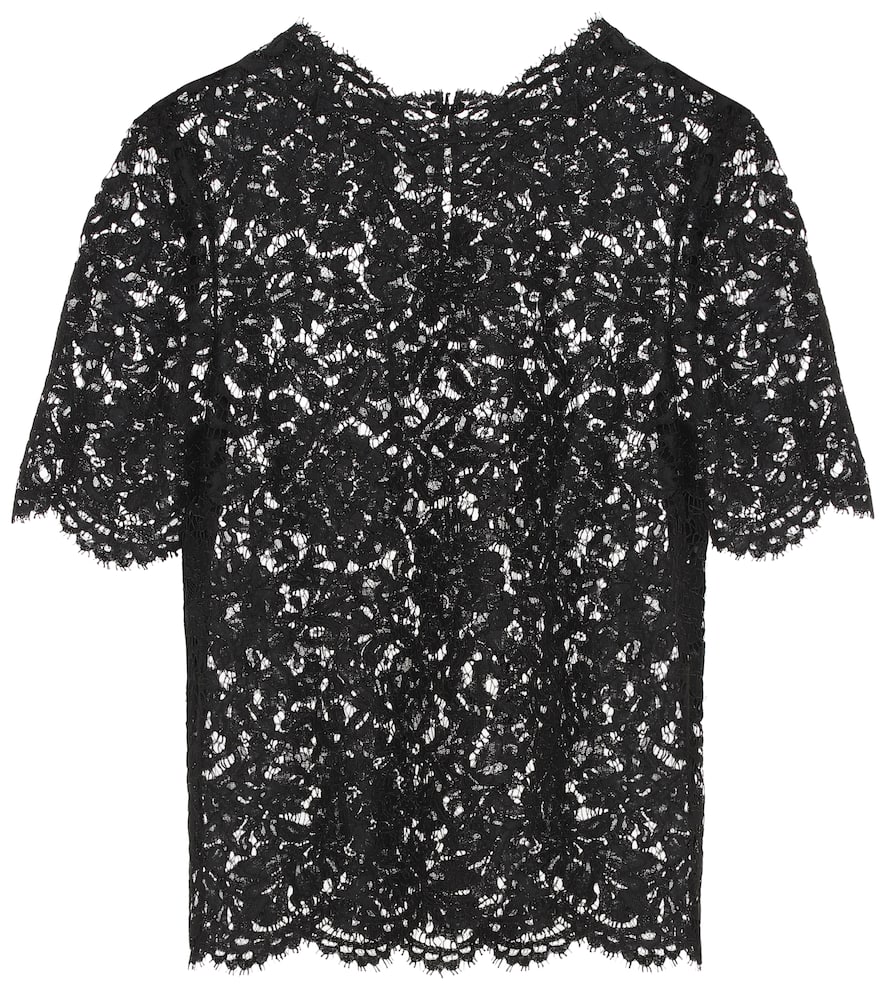 

Кружевной топ Valentino, Black