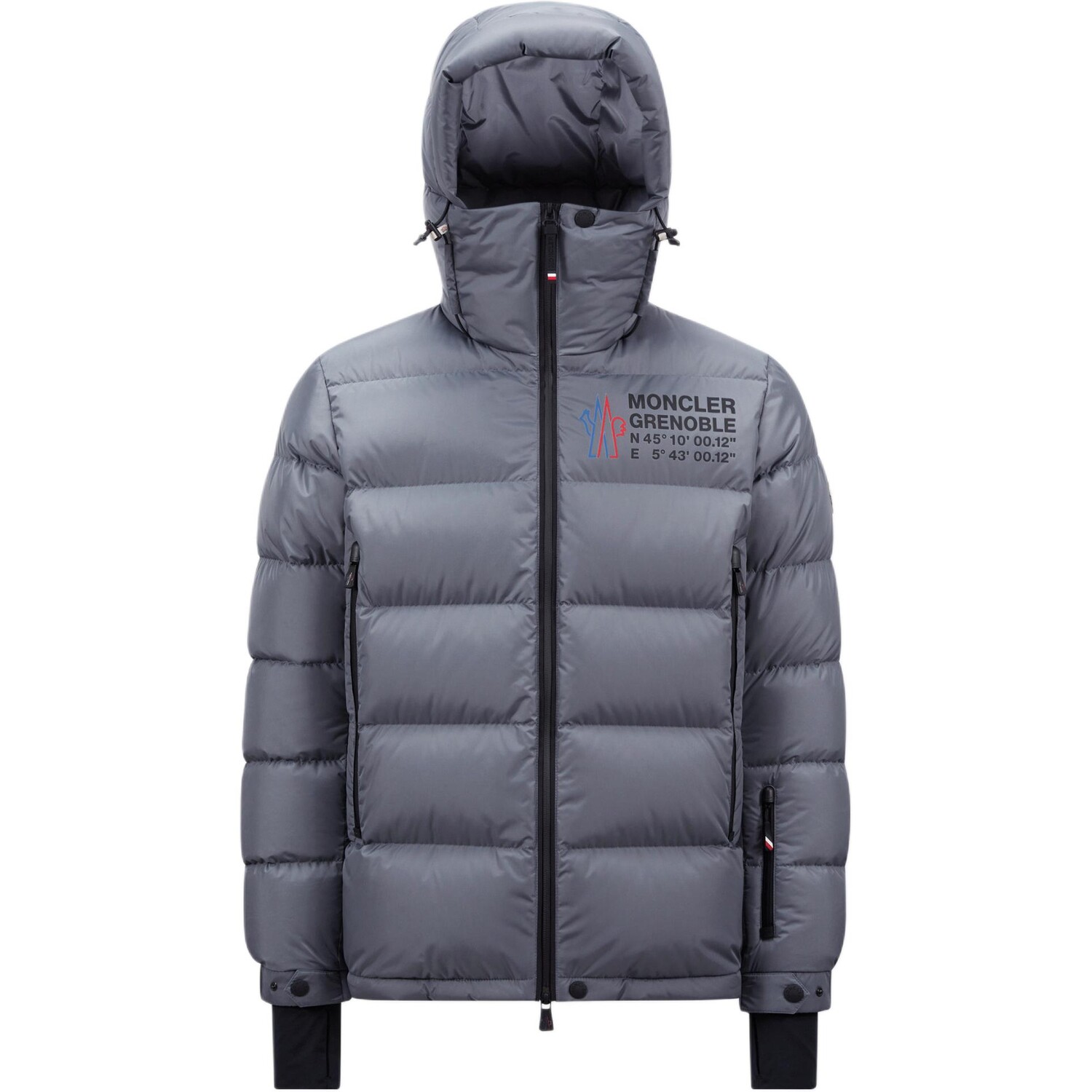 

Пуховик мужской темно-серый Moncler