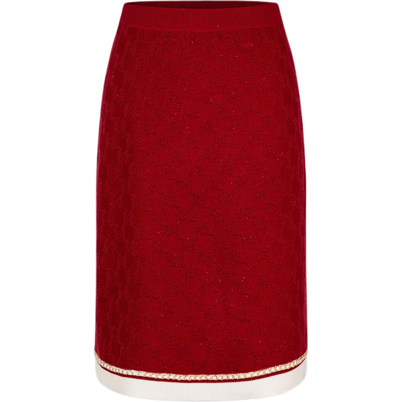 

KARL LAGERFELD SS25 Повседневные короткие юбки женские KARL LAGERFELD / Karl Lagerfeld Jeans, красный