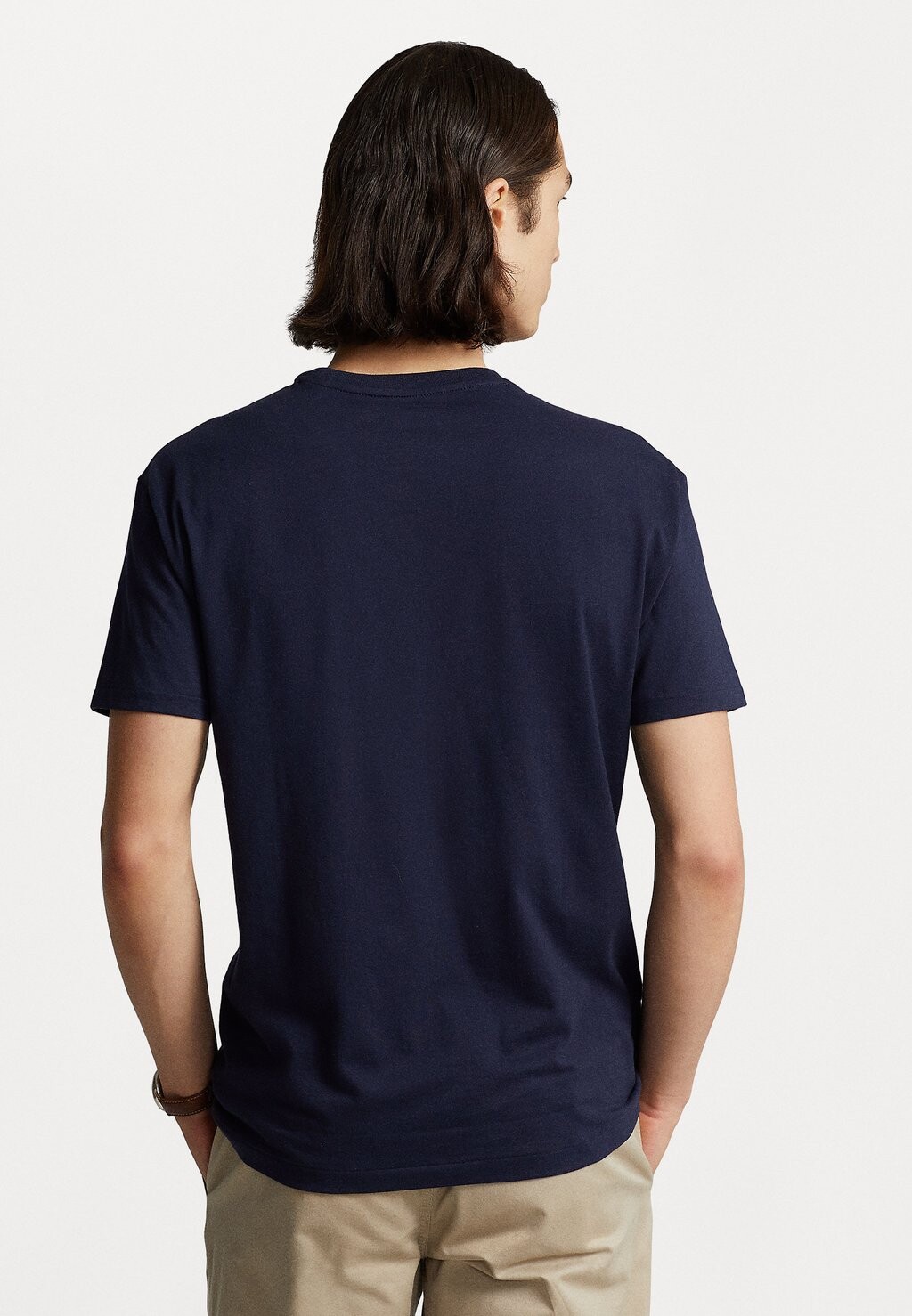 Базовая футболка CUSTOM SLIM FIT Polo Ralph Lauren, темно-синий — фото 3