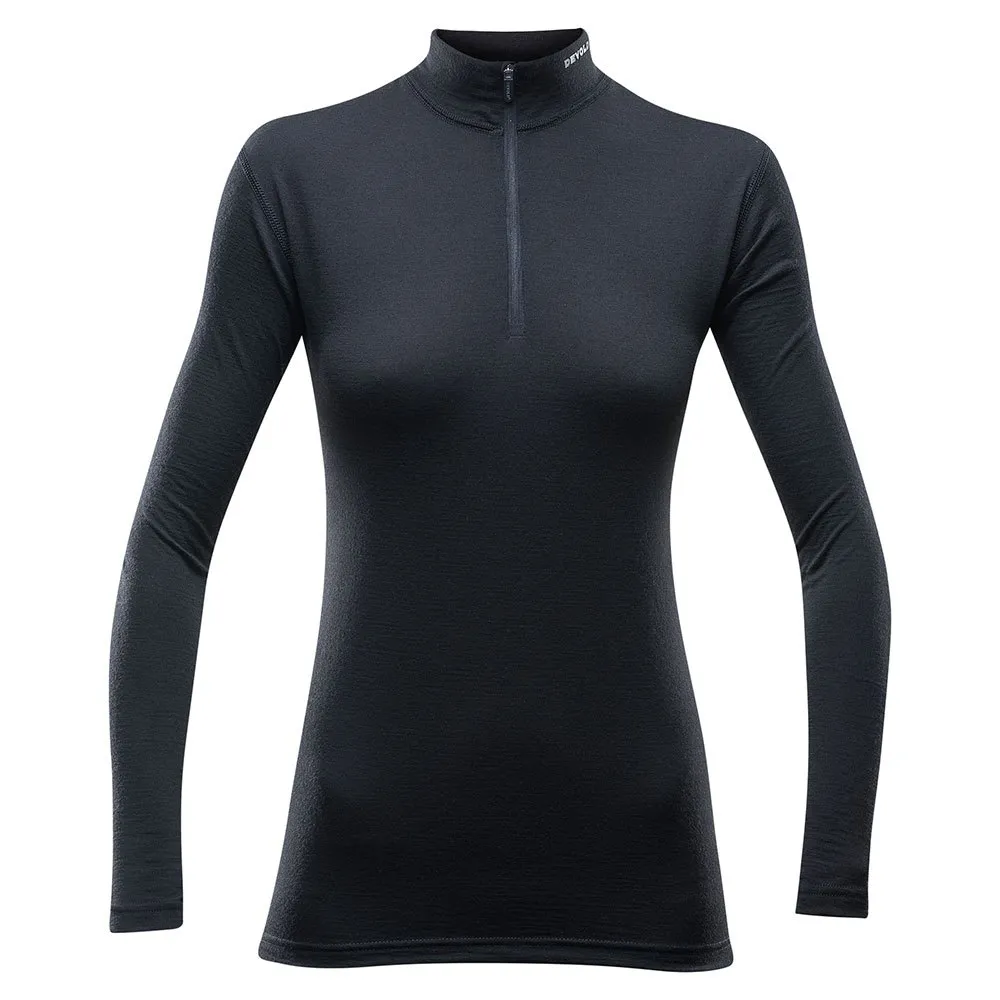 

Лонгслив DEVOLD OF NORWAY Breeze Merino 150 half zip, черный