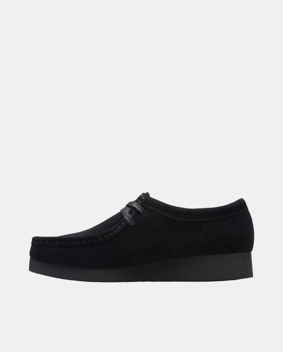 Ботинки WallabeeEVOSh из замши с резиновой подошвой Clarks, черный — фото 3