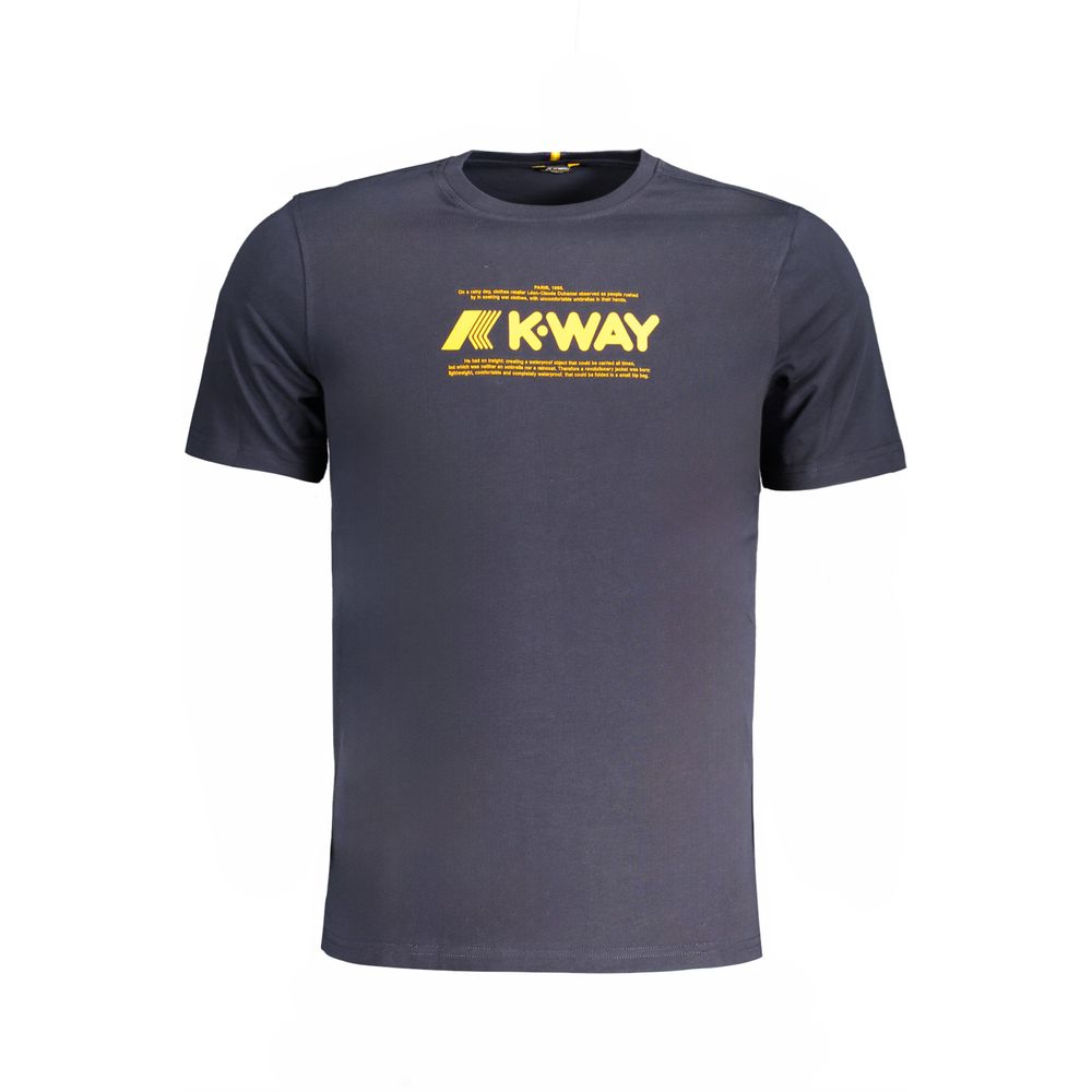 

Синяя хлопковая футболка K-Way