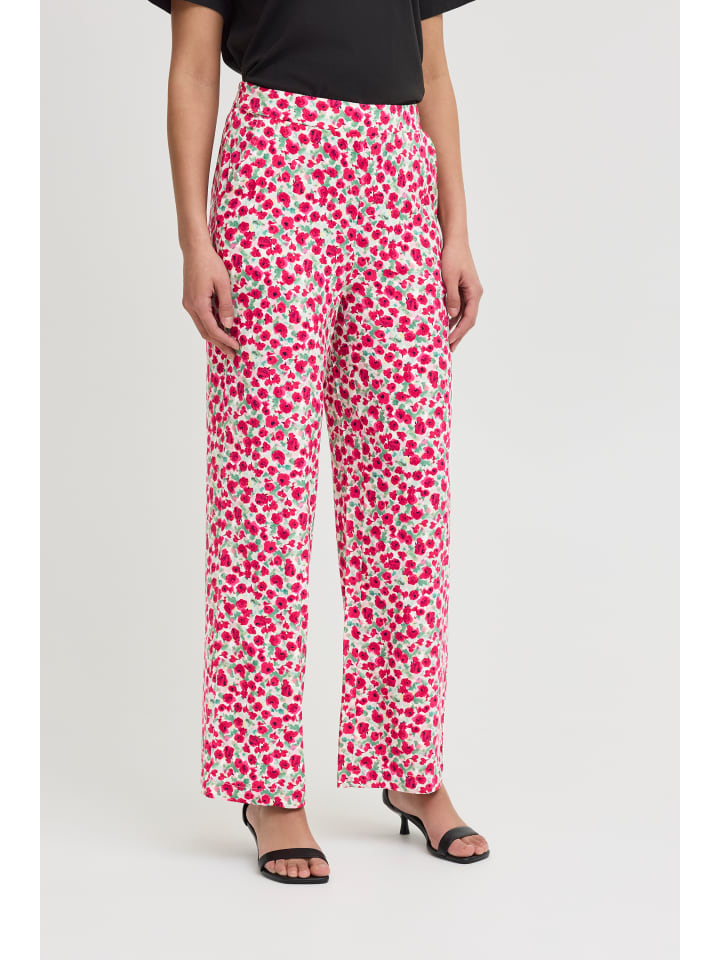 

ICHI Разноцветные повседневные брюки IHAYA стандартного кроя