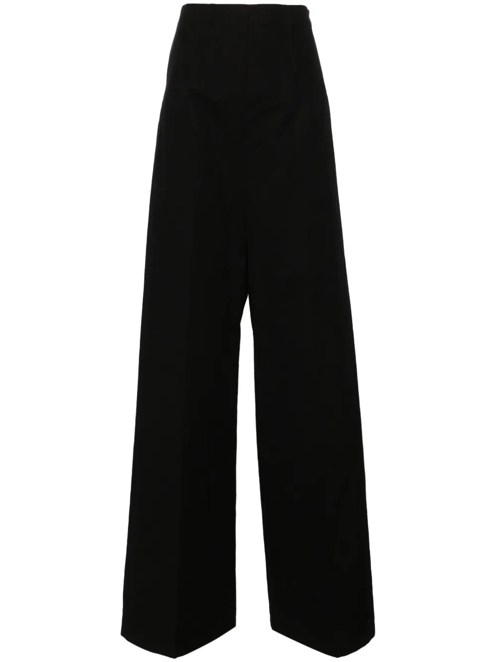 

Широкие брюки с завышенной талией MAX MARA, черный