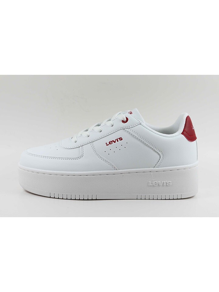 

Кроссовки на шнуровке Levi´s Sneakers New Union, цвет Weiß/Rot