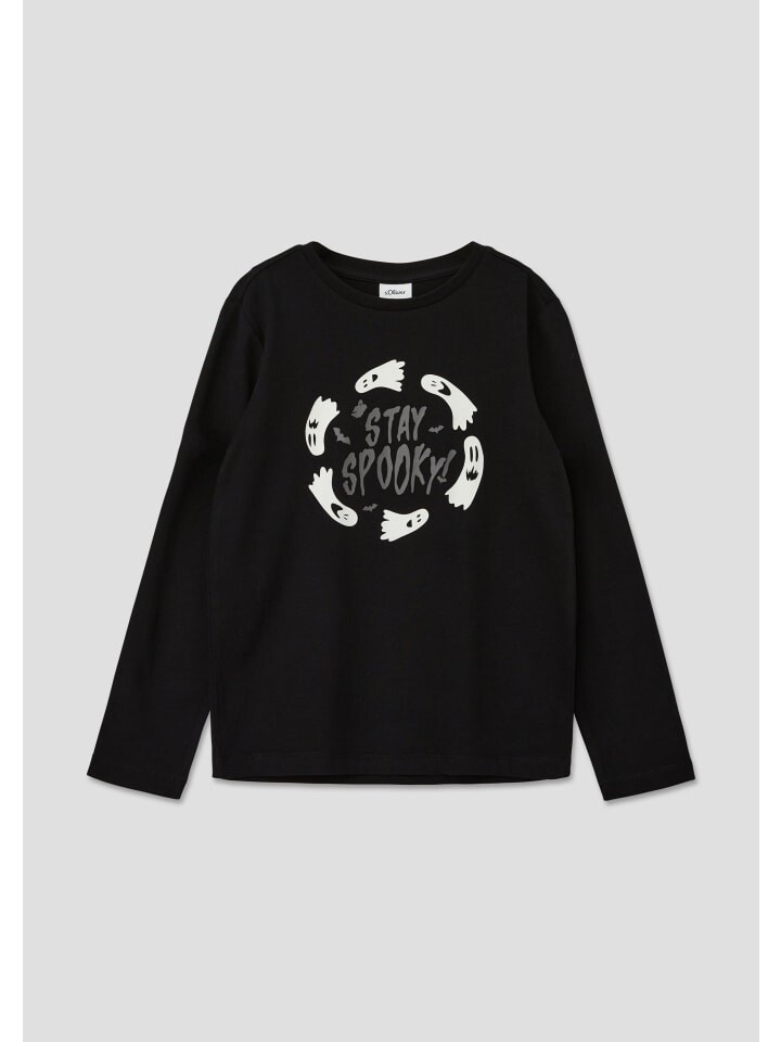 

Футболка s.Oliver T-Shirt langarm, черный