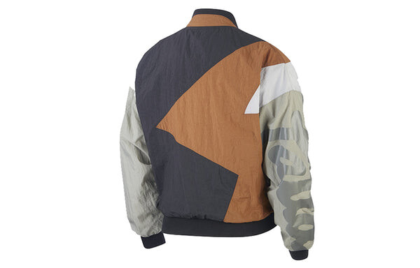 Куртка Air Jordan x Patta Bucket Jacket Colorblock 'Black Brown Gray', черный — фото 2