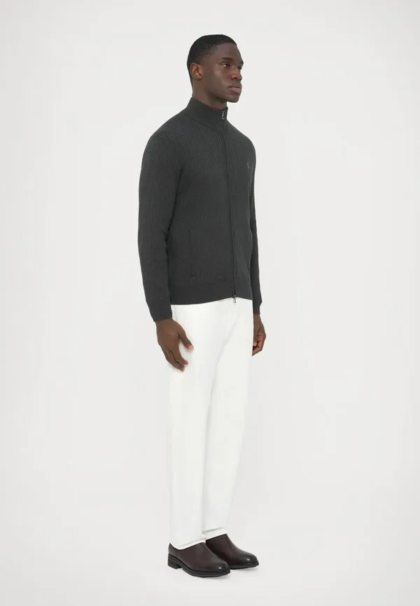 Свитер-Кардиган на молнии Polo Ralph Lauren, Dark Granite Heather — фото 4