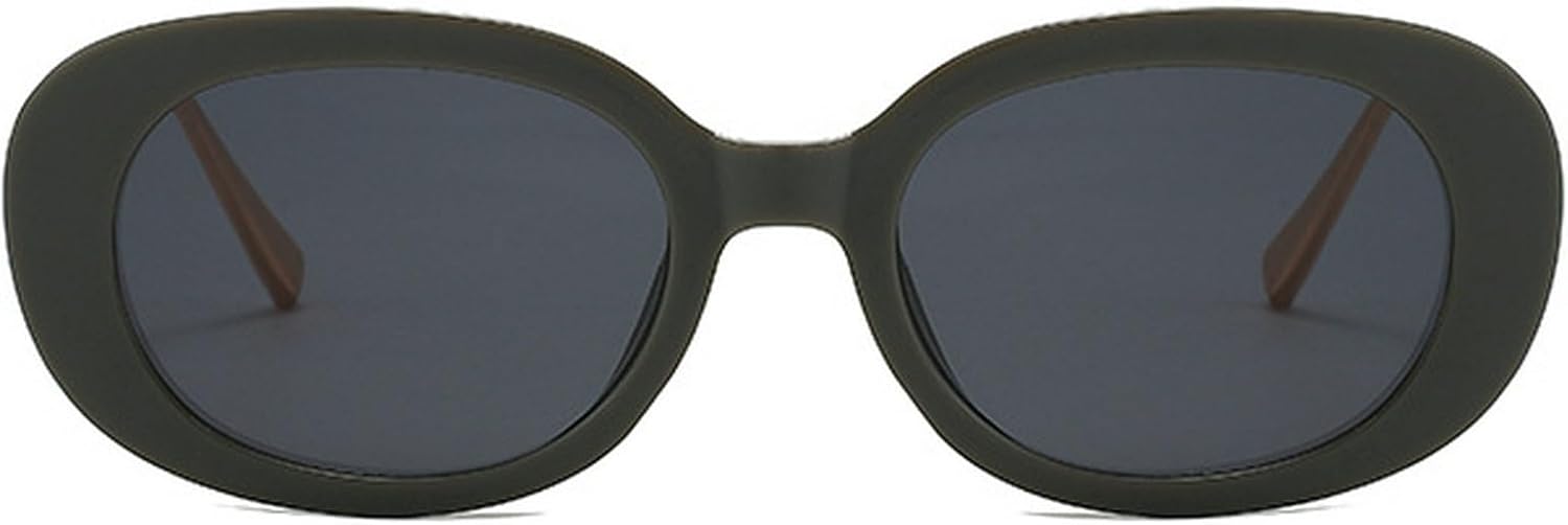 

Ретро овальные женские солнцезащитные очки, модные винтажные классические овальные солнцезащитные очки в металлической оправе для мужчин, трендовые очки UV400 mincl, Gray