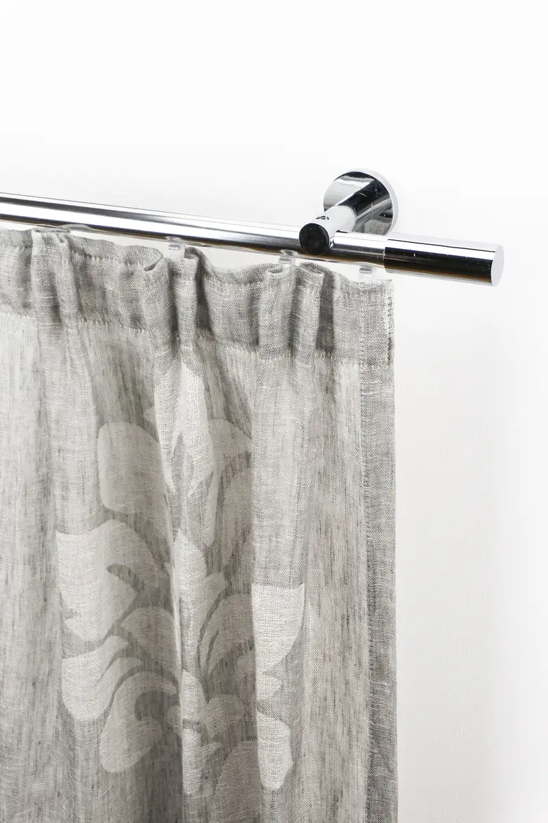 

Карниз для штор GARESA "EASY", 1 направляющая, желаемая длина, внутренняя направляющая комплекта штор, выдвижная, настенный монтаж, алюминий 53х160 см, Ø 20 мм, цвет chromfarben