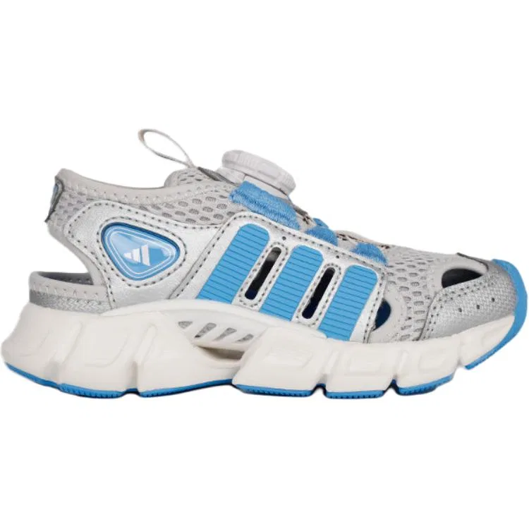 Сандалии Fabric Low top, серо-голубые, детские Adidas, Gray Blue — фото 3