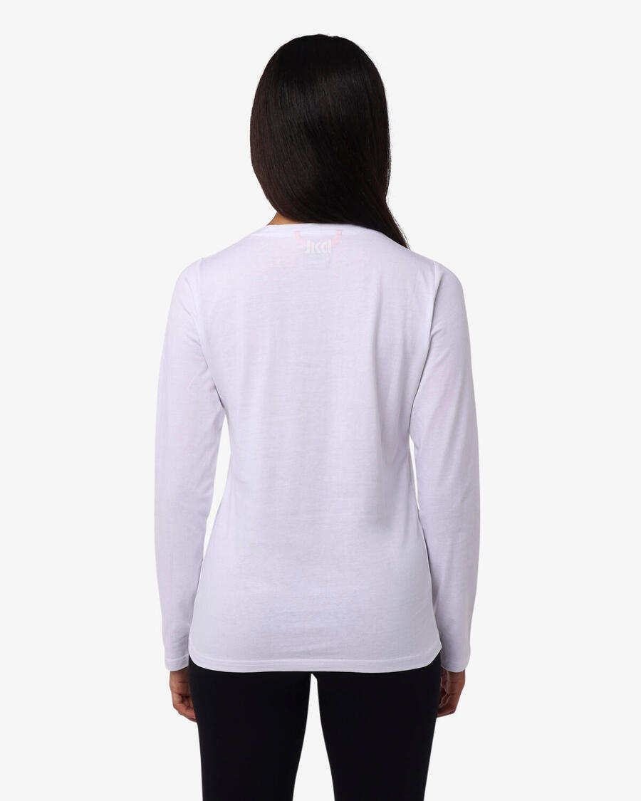 

JAKED белая хлопковая фитнес-футболка для женщин