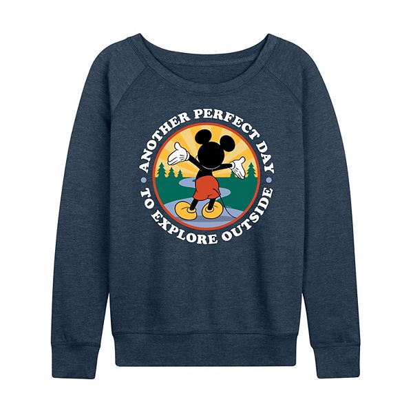 

Футболка с длинным рукавом French terry Plus size Mickey Mouse Perfect Day Explore Disney, Heather Indigo, Фиолетовый, Футболка с длинным рукавом French terry Plus size Mickey Mouse Perfect Day Explore Disney, Heather Indigo