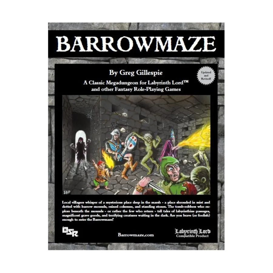 

Barrowmaze (POD, Black and White), Barrowmaze (Labyrinth Lord), твердый переплет