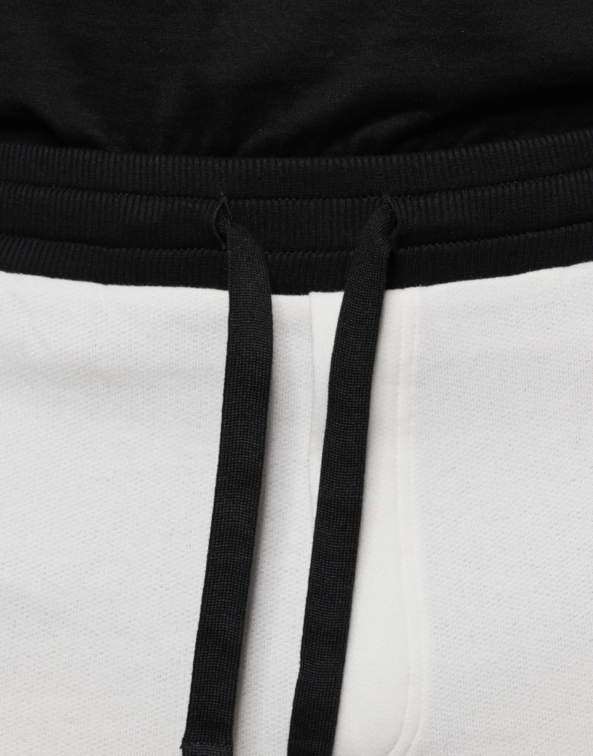 Белые хлопковые облегающие мужские спортивные штаны Jogger Dolce & Gabbana — фото 4