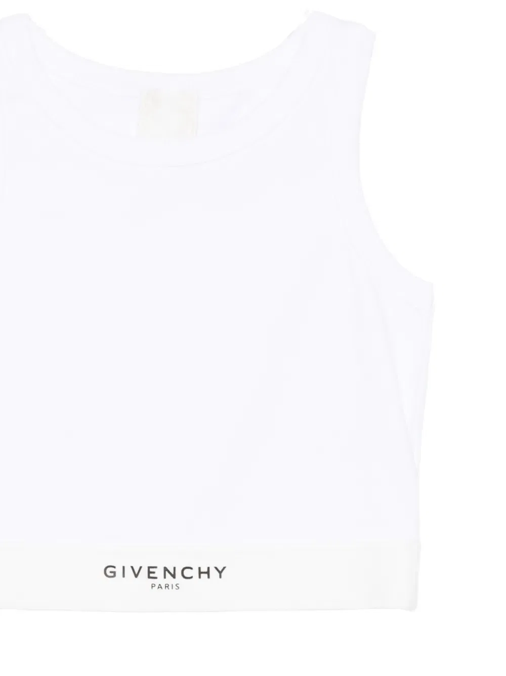 Укороченный топ с логотипом Givenchy Kids, белый — фото 3