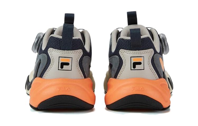 Детские кроссовки с низкой амортизацией для подростков FILA KIDS, синий/оранжевый — фото 4