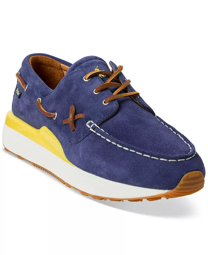 

Мужские кроссовки Train 89 Suede Moc-Toe Polo Ralph Lauren, синий