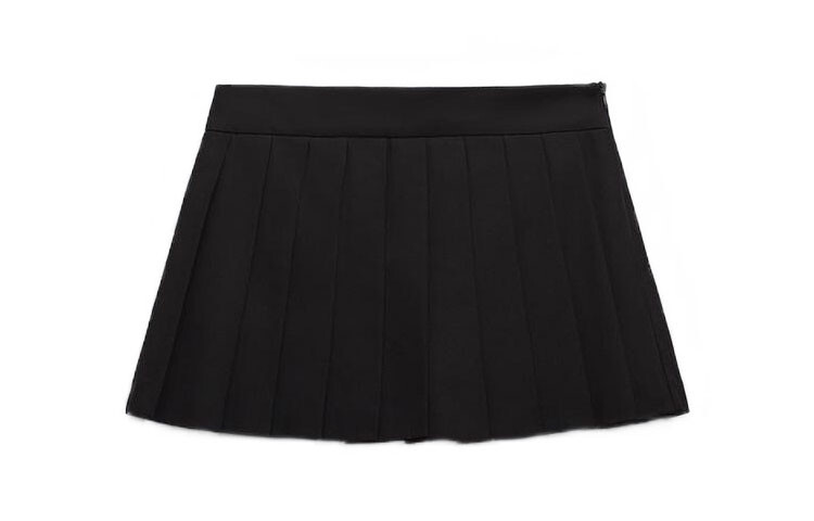 

Повседневная юбка женская черная Zara