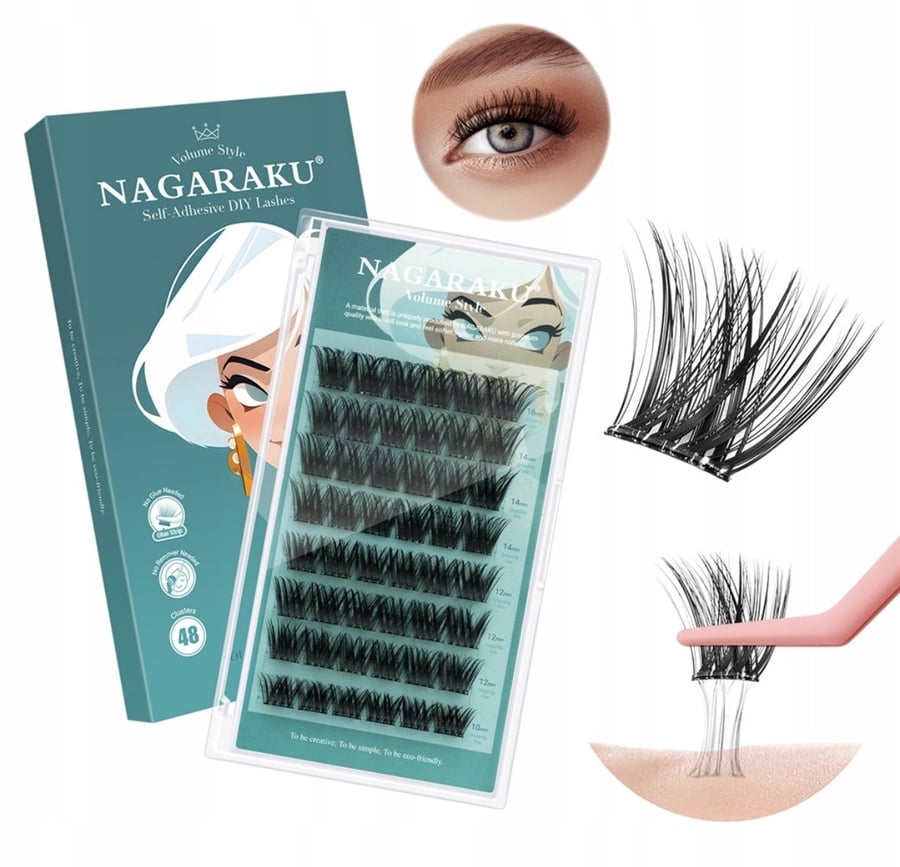 

NAGARAKU SA-DIY-002 MIX 10-16 мм приклеивание ресниц Project Lashes