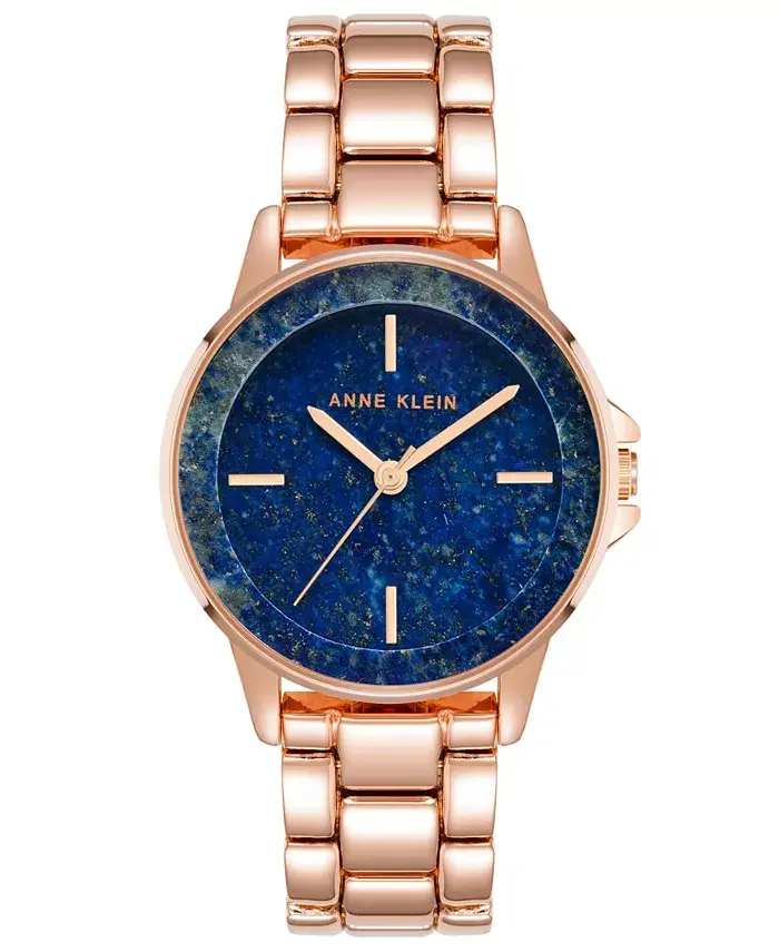 

Женские часы Quartz с корпусом из розового золота, 30 мм Anne Klein