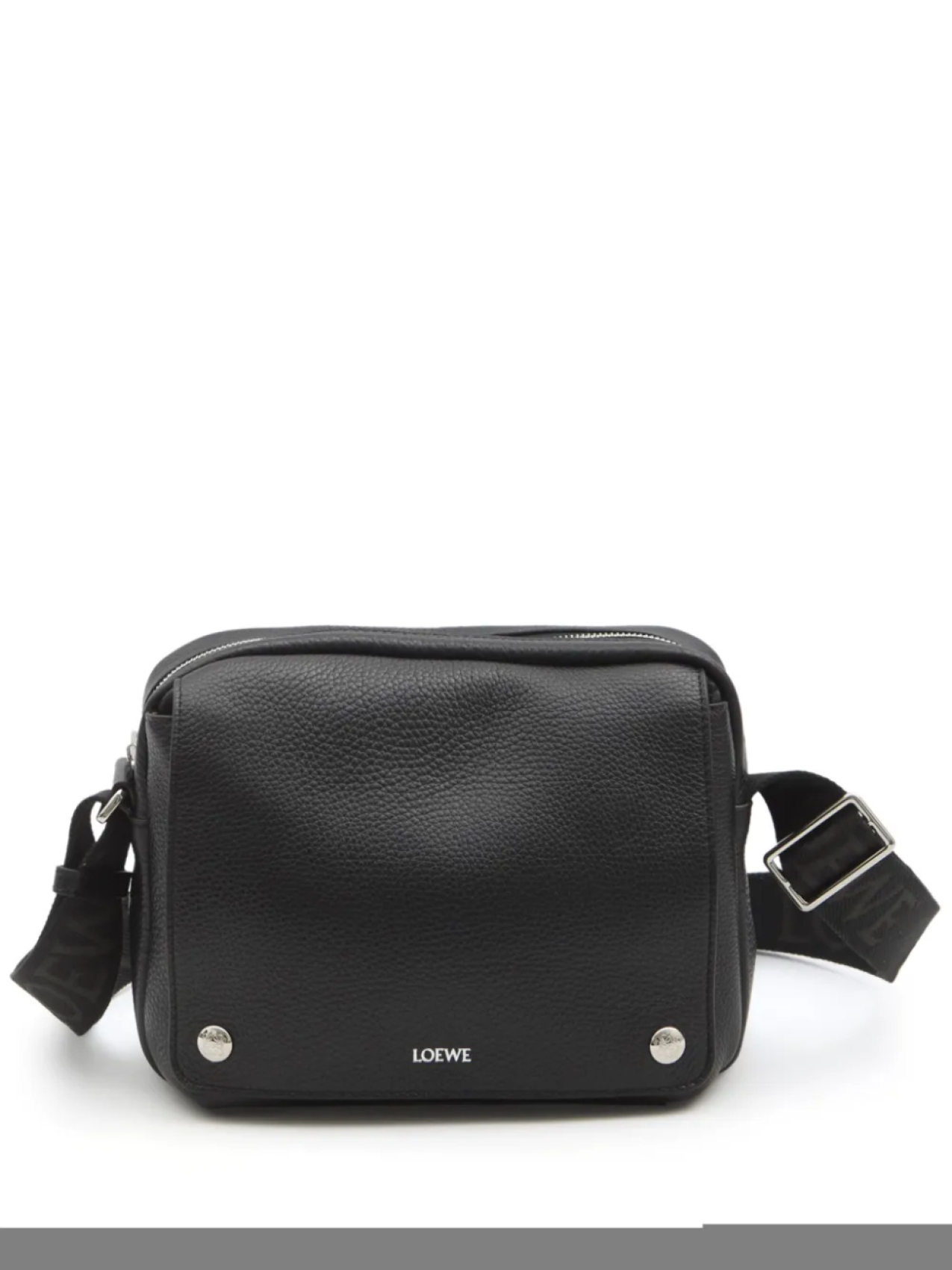 

Сумка-мессенджер LOEWE Pebble XS, черный