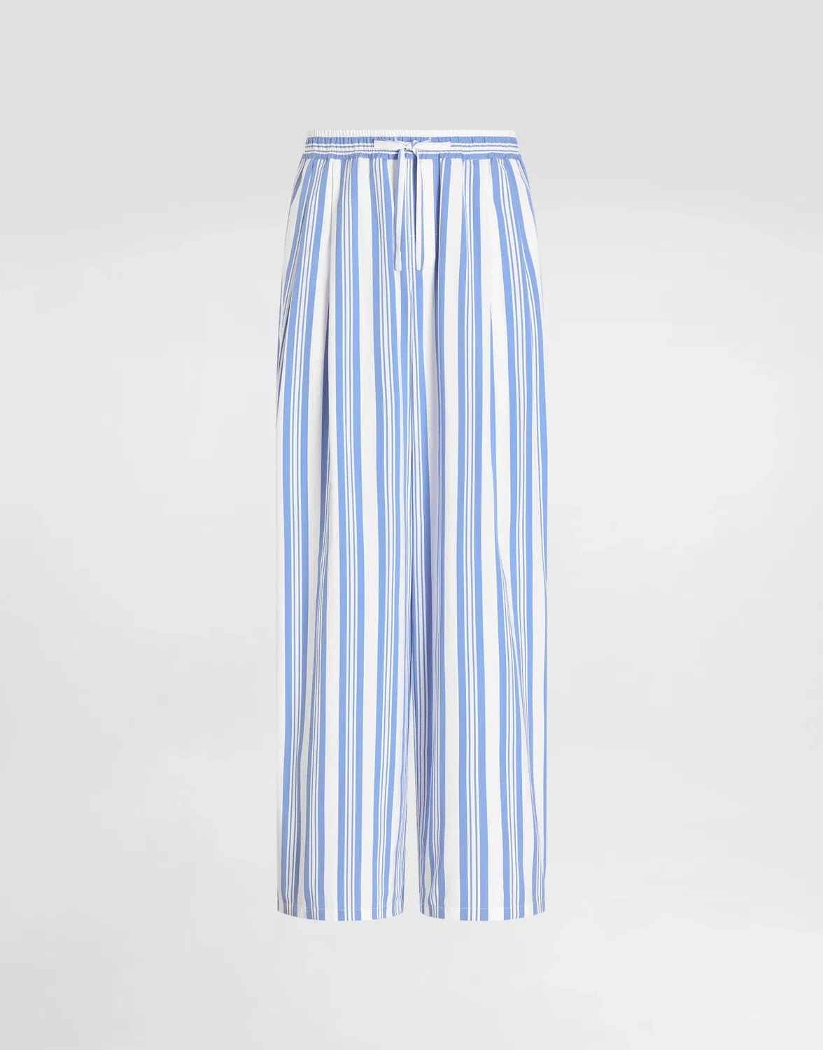 Брюки-карго из поплина в полоску DOLCE & GABBANA, бежевый