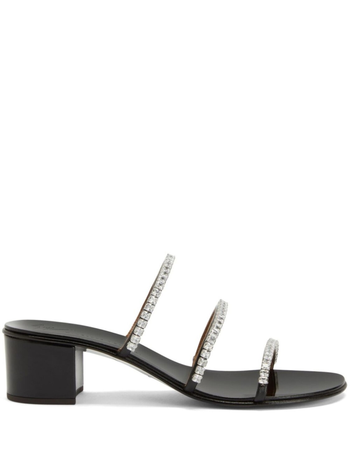

Слайды Giuseppe Zanotti Shiny Mignon 40 мм, черный